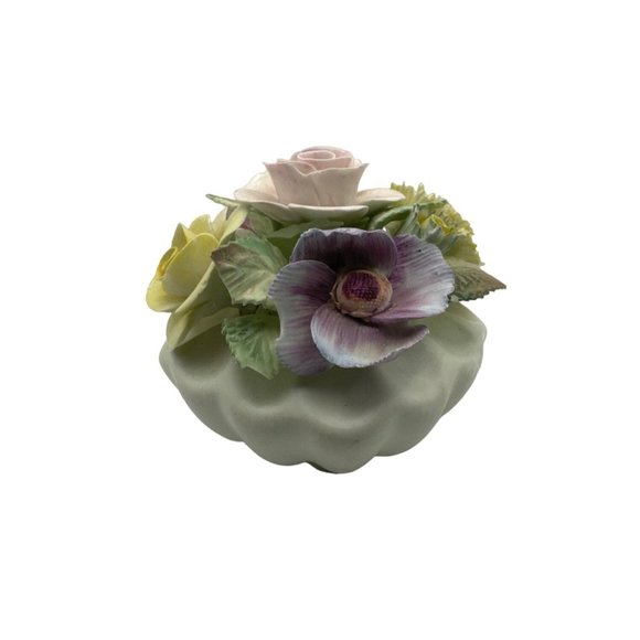 Vintage Bone China Florals in Vase Staffordshire England - Picture 1 of 7